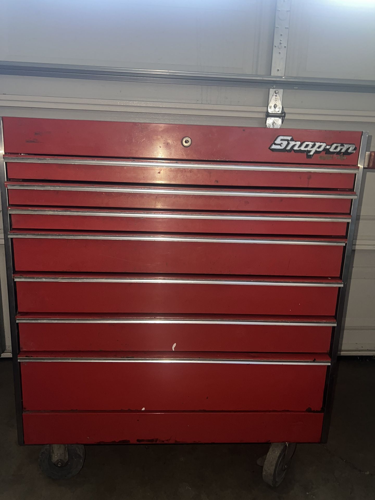 Snap on tool box