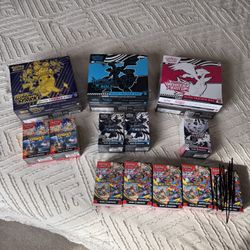 Pokemon Mega Evolutions, White Flare, Black Bolt, Surging Sparks, Destined Rivals 