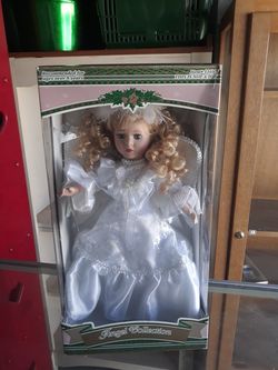 Porcelain collectible doll