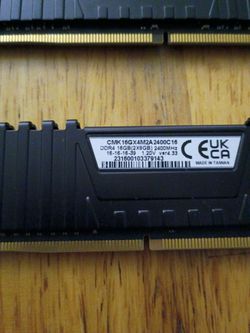 2x 16 gb ddr4 ram