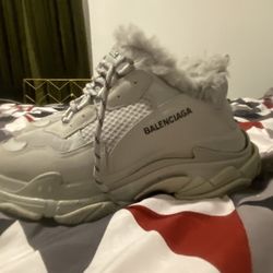 Balenciaga Triple S Fake Fur