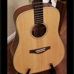 Guitar Yamaha Acoustic  Dw105 With Carry Case