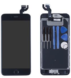 Brand new LCD Screen Replacement Fit for iPhone 6s Plus 5.5" Black - Complete Display Digitizer Assembly (Facing Camera, Earpiece Speaker, Home Butto