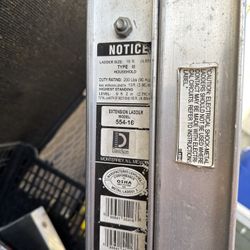 Davidson 554-16 Extension Ladder 16 ft