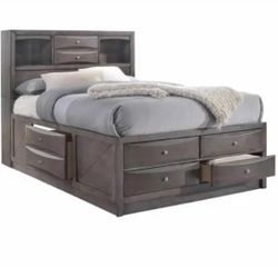 Queen Bed With Storage 