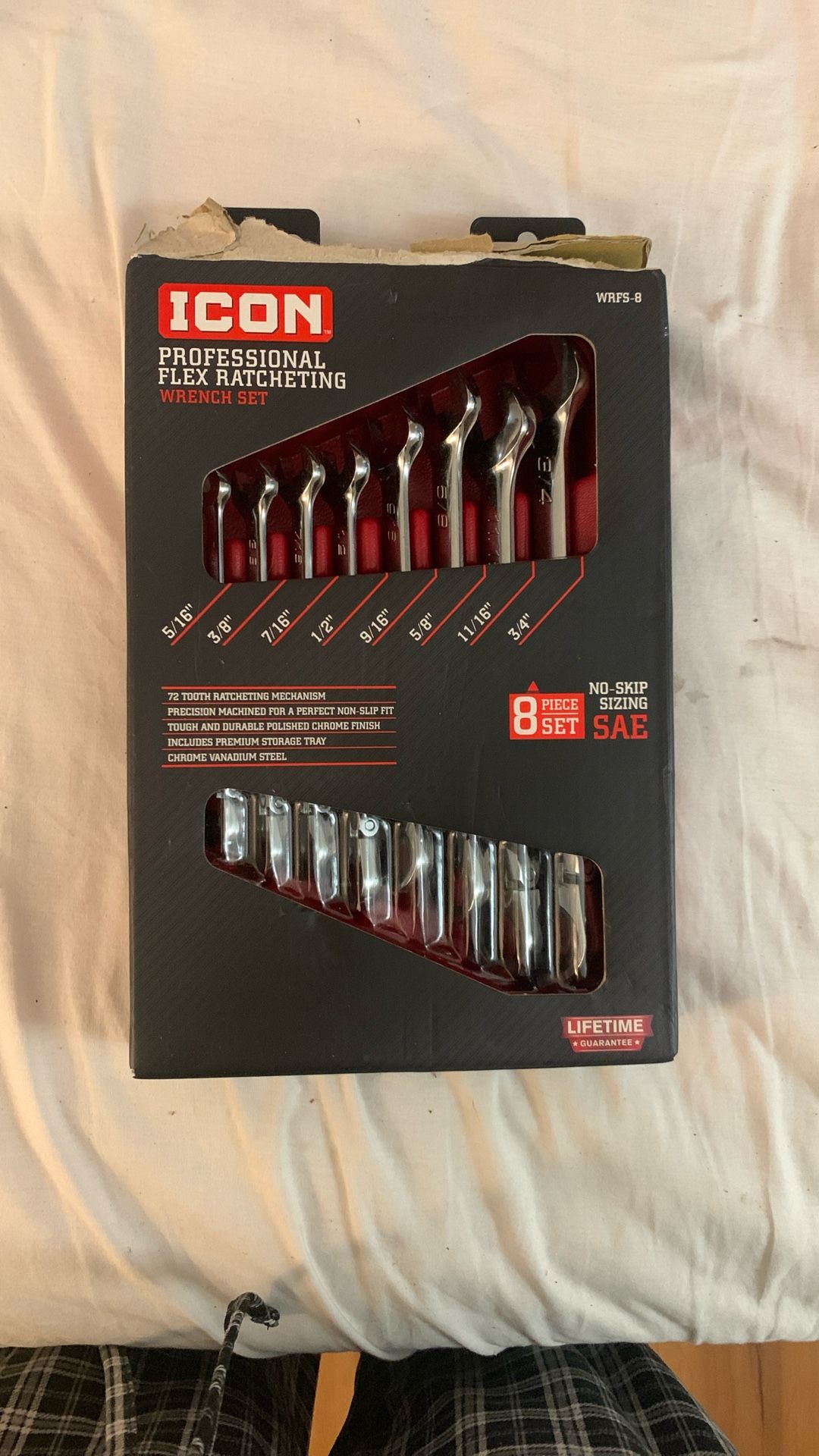 Icon Professional Flex Ratcheting Wrench Set