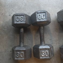 Dumbell Weights 60 Cents a Pound 