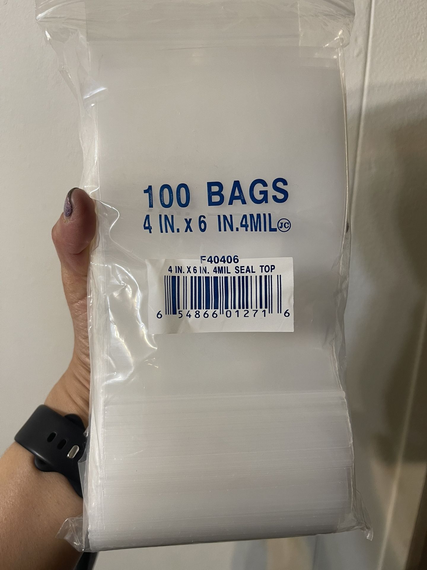 Clear bags