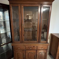 Antique China Cabinet W/ Power