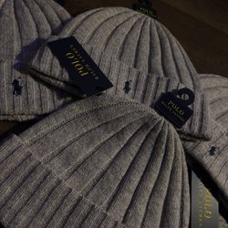 ralph lauren wool knitted polo beanies 