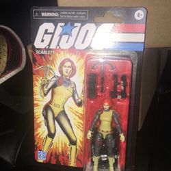 Gijoe Retro Scarlett action Figure MOC