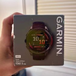 Garmin Fenix 8 47mm - Open Box, never worn