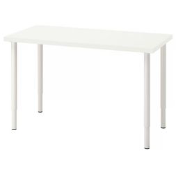 White table/desk with adjustable height
