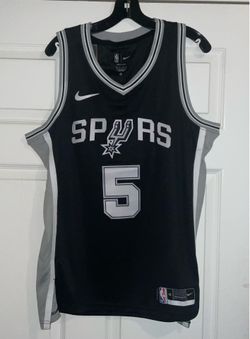 San Antonio Spurs Stephon Castle #5 Black Home Basketball Jersey Adult Men’s Large New with Tags