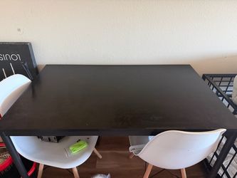 Black table