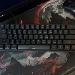 Keyboard mouse and mouse pad