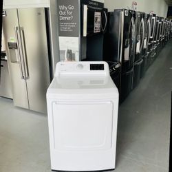 LG 7.3 cu. ft. White Dryer with Sensor Dry Technology - DLGW