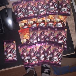 20 Packs Japanese Demon Slayer Blood Bath Booster Packs Read Description! + 1 Free Pack