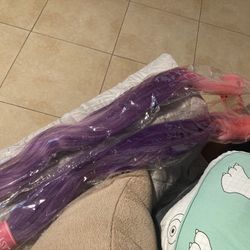 Synthetic Colorful Braiding Hair 