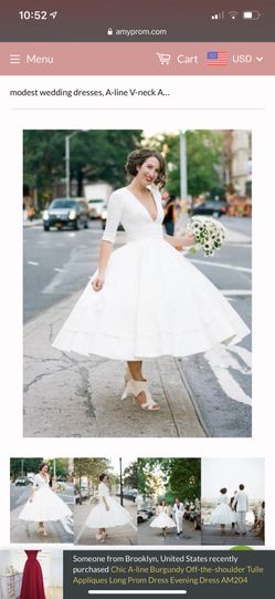 Wedding dress size 8