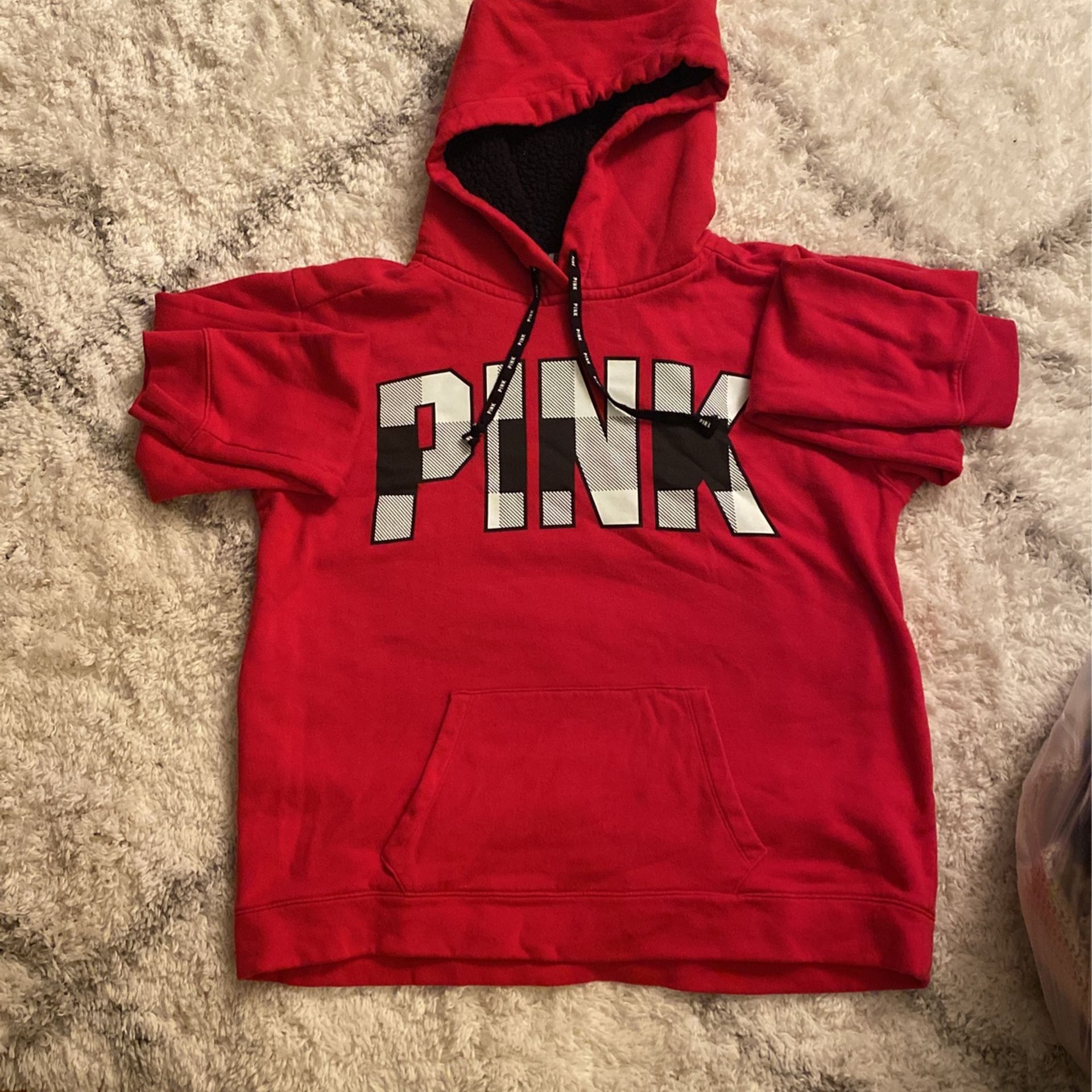 “PINK” Hoodie Size Large
