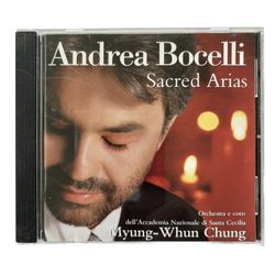 Sacred Arias by Andrea Bocelli (CD, 2003) Music