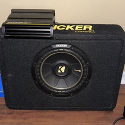 Kicker Speaker With Amplifier 