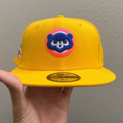Hat Club 7 1/4 Fitted Yellow Pink