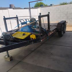 Heavy duty trailer 8 lug