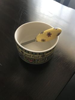 Dip Bowl and Knife