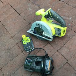 Skill Saw Ryobi 18 V, Battery And Charger Included