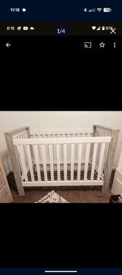 Crib and sheets