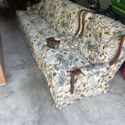 Vintage Couch And Chair 