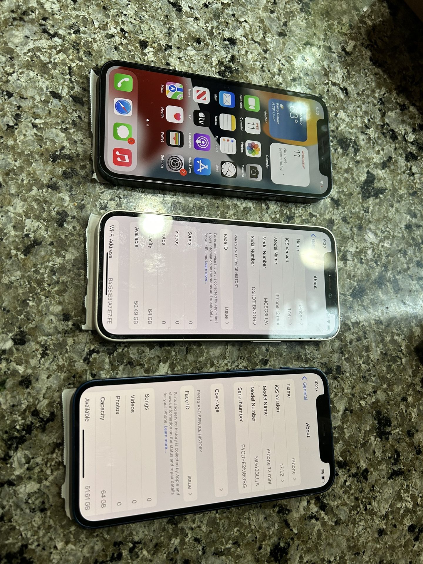 iPhone 12 Mini 64gb Only Face I’d Issue