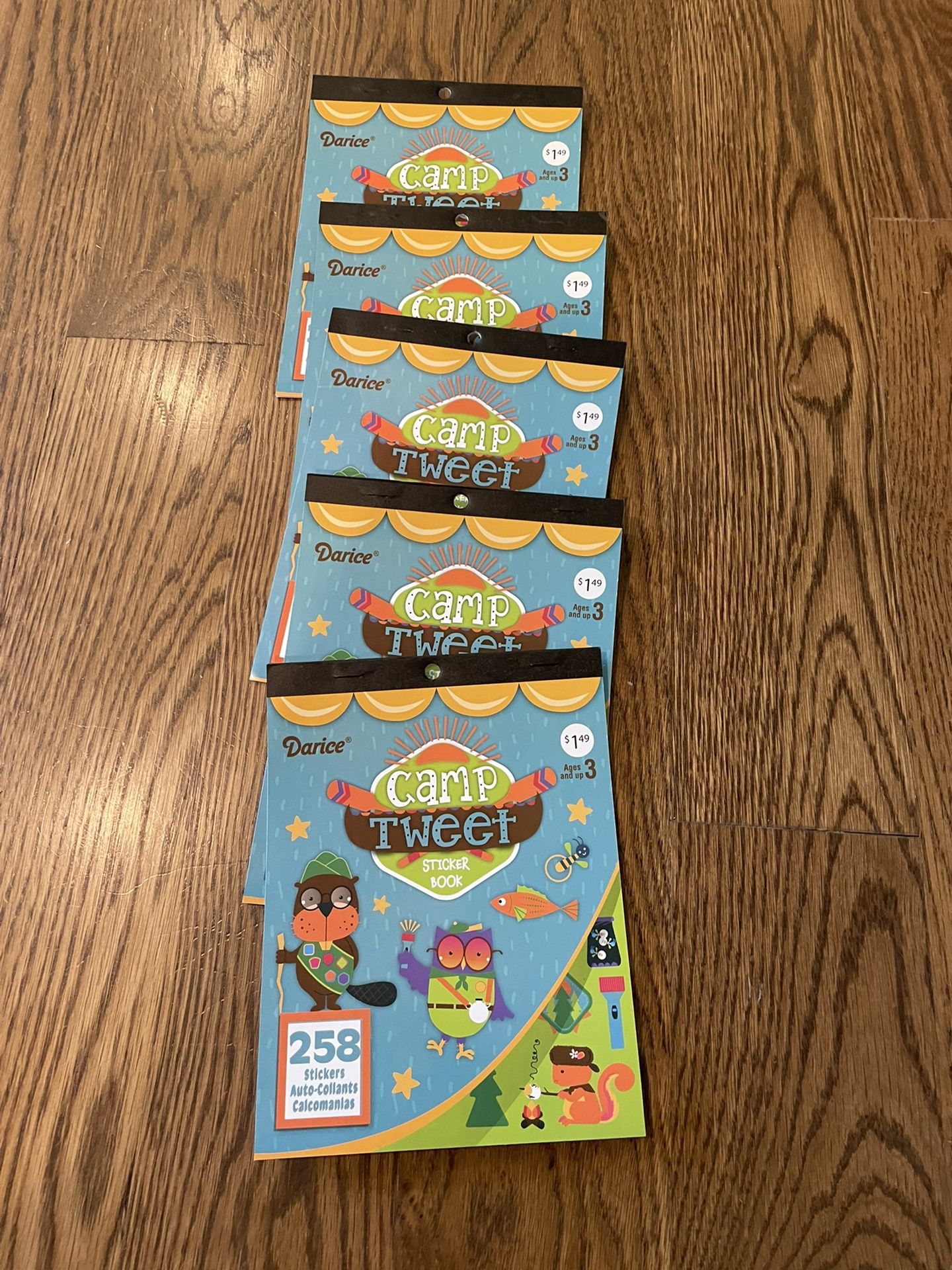 Stickers - Camping - Each Book 2 - Entire Lot 30
