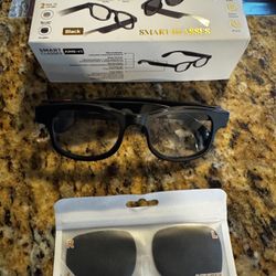 Bluetooth smart glasses. 