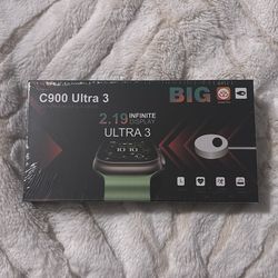 C900 Ultra 3  Smartwatch BIG with charging dock  (2 of them) will bundle together for 70