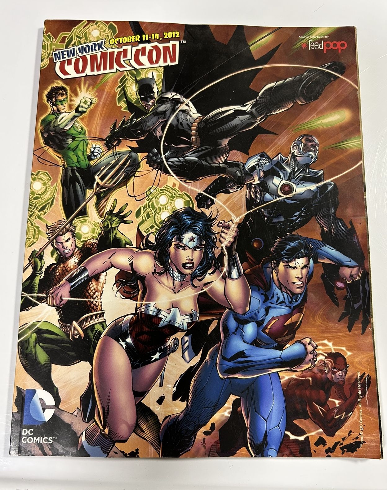 New York Comic Con 2012 Program Book FeedPop DC Superheros Comics FINCH COVER