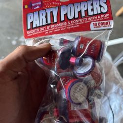 Party Poppers