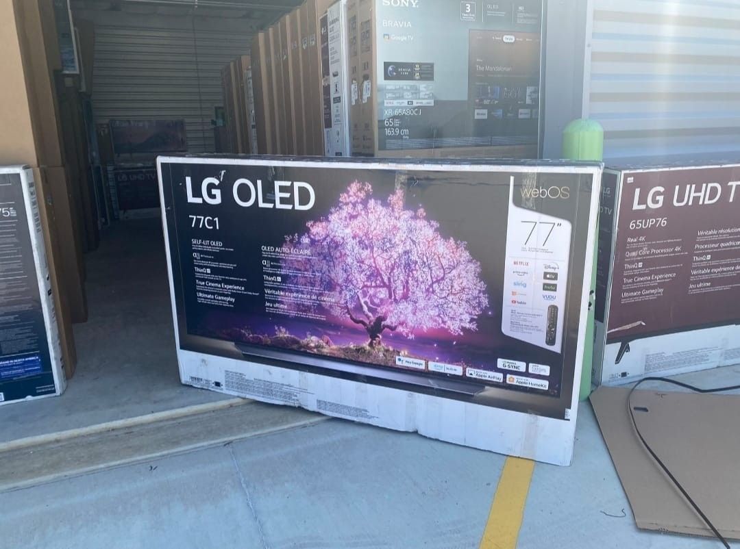 77 LG OLED C1 4k Smart 120hz Dolby Atmos Tv