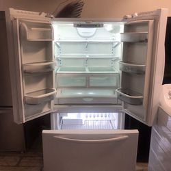 White Kitchen Aid Refrigerator 