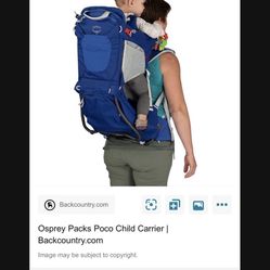 Osprey Child Carrier Hiking 