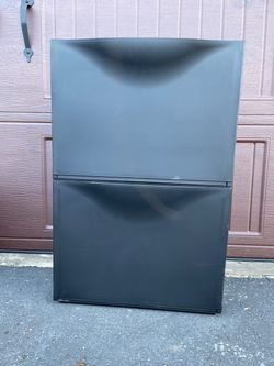 IKEA TRONES Shoe Storage Cabinets — Pair of 2, Black, Stackable / Wall-Mount