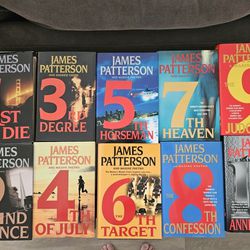 Collection Of James Patterson Women's Murder Club Books