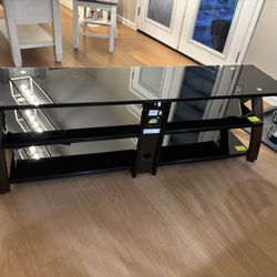 Glass TV Stand. 