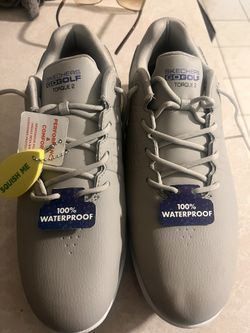 Skechers Zapatos de golf impermeables para hombre