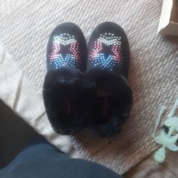 Memory Foam Plush Slide On Shoes