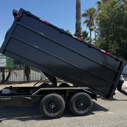 Scissor Lift Dump Trailer