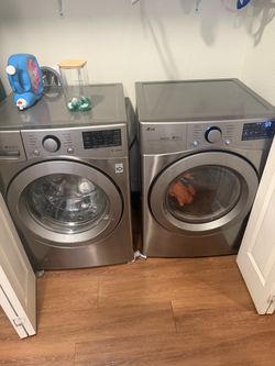 Large LG washer and dryer