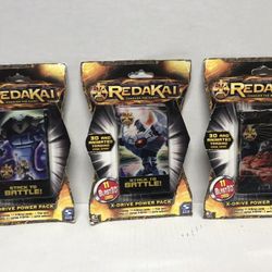 Redakai x-drive power pack, lot of three, new